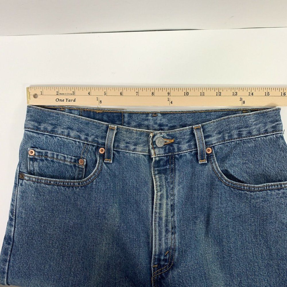 Vtg Levis 505 Red Tab USA Jeans Men Sz 34x36 - Picture 8 of 10